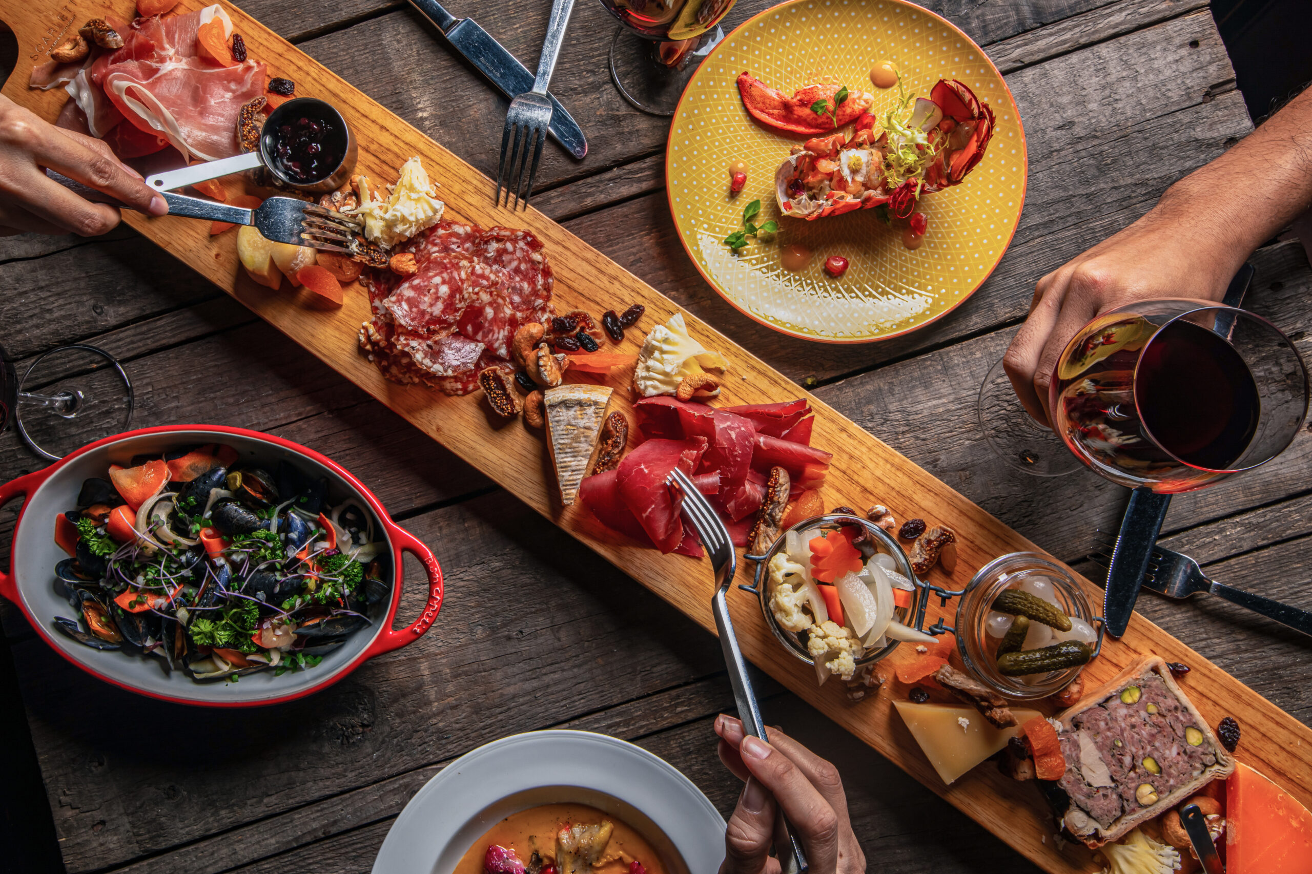 Scarlett October Selects -141 French cheese and cold cuts at Scarlett Bangkok