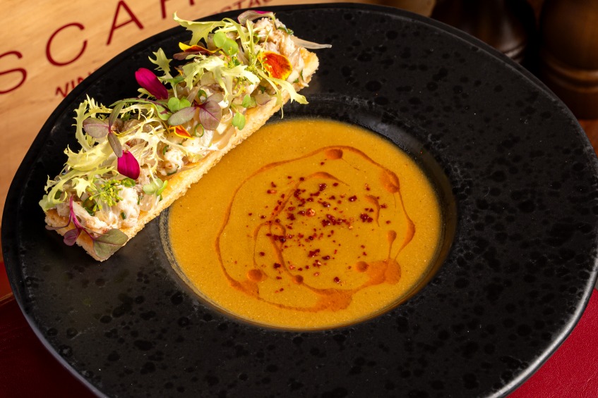 Scarlett Crab Soirée Crab Bisque