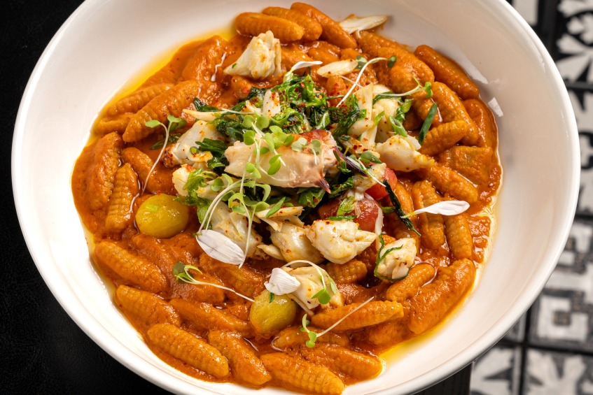 Scarlett Crab Soirée Crab Cavatlli